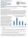 Cover page: The Cost of Employment and Housing Discrimination against Transgender Residents of New York