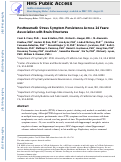 Cover page: Posttraumatic stress symptom persistence across 24 years: association with brain structures