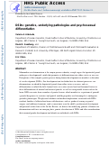 Cover page: DSDs: genetics, underlying pathologies and psychosexual differentiation