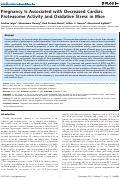 Cover page: Pregnancy Is Associated with Decreased Cardiac Proteasome Activity and Oxidative Stress in Mice