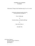 Cover page: The Evolution of Dispersal in the Trinidadian Guppy (Poecilia reticulata)