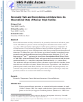 Cover page: Personality Traits and Parent–Adolescent Interactions: An Observational Study of Mexican Origin Families