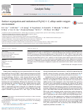 Cover page: Surface segregation and oxidation of Pt3Ni(111) alloys under oxygen environment