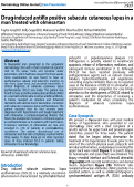 Cover page: Drug-induced anti-Ro positive subacute cutaneous lupus in a man treated with olmesartan