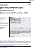 Cover page: Impacts of H2O2, SARM1 inhibition, and high NAm concentrations on Huntington's disease laser‐induced degeneration