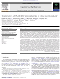 Cover page: Trophic factors GDNF and BDNF improve function of retinal sheet transplants