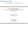 Cover page: Unfair Artificial Intelligence: How FTC Intervention Can Overcome the Limitations for Discrimination Law