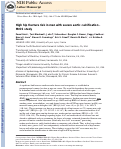 Cover page: High hip fracture risk in men with severe aortic calcification: MrOS study.