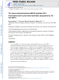 Cover page: The lysine methyltransferase SMYD5 amplifies HIV-1 transcription and is post-transcriptionally upregulated by Tat and USP11