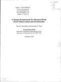 Cover page: A design framework for Internet-scale event observation and notification