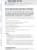 Cover page: Association of Changes in Heart&nbsp;Failure Treatment With Patients’ Health Status Real-World Evidence From CHAMP-HF