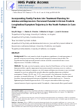 Cover page: Incorporating family factors into treatment planning for adolescent depression: Perceived parental criticism predicts longitudinal symptom trajectory in the Youth Partners in Care trial.