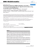 Cover page: Model-based clustering of DNA methylation array data: a recursive-partitioning algorithm for high-dimensional data arising as a mixture of beta distributions.