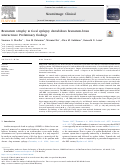 Cover page: Brainstem atrophy in focal epilepsy destabilizes brainstem-brain interactions: Preliminary findings