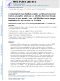 Cover page: Comparing Self-Reported Demographic and Sexual Behavioral Factors Among Men Who Have Sex with Men Recruited Through Mechanical Turk, Qualtrics, and a HIV/STI Clinic-Based Sample: Implications for Researchers and Providers