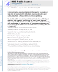 Cover page: Pharmacokinetics and safety of early nevirapine-based antiretroviral therapy for neonates at high risk for perinatal HIV infection: a phase 1/2 proof of concept study