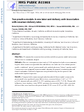 Cover page: Two practice models in one labor and delivery unit: association with cesarean delivery rates