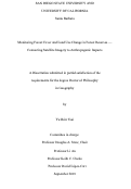 Cover page: Monitoring Forest Cover and Land Use Change in Forest Reserves - Connecting Satellite Imagery to Anthropogenic Impacts