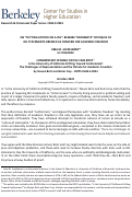 Cover page: On "Putting Lipstick on A Pig": Beware "Moderate" Critiques of DEI Statements Dressed as Concern for Academic Freedom