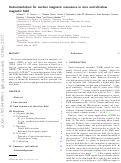 Cover page: Invited Review Article: Instrumentation for nuclear magnetic resonance in zero and ultralow magnetic field