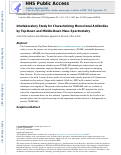 Cover page: Interlaboratory Study for Characterizing Monoclonal Antibodies by Top-Down and Middle-Down Mass Spectrometry