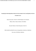 Cover page of Analyzing the Interdependence Between Socioeconomic Factors and Quality of Life In Prosthetic users