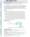 Cover page: A Crowding Barrier to Protein Inhibition in Colloidal Aggregates