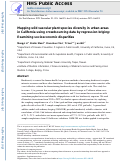 Cover page: Mapping wild vascular plant species diversity in urban areas in California using crowdsourcing data by regression kriging: Examining socioeconomic disparities.