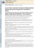 Cover page: Issues related to symptomatic and disease-modifying treatments affecting cognitive and neuropsychiatric comorbidities of epilepsy.