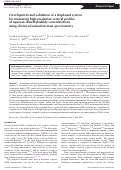 Cover page: Development and validation of a shipboard system for measuring high-resolution vertical profiles of aqueous dimethylsulfide concentrations using chemical ionisation mass spectrometry