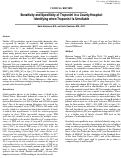 Cover page: Sensitivity and Specificity of Troponin-I in a County Hospital: Identifying when Troponin-I is Unreliable