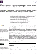 Cover page: Wisteria floribunda Agglutinin-Positive Mac-2 Binding Protein as a Screening Tool for Significant Liver Fibrosis in Health Checkup