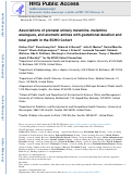 Cover page: Associations of prenatal urinary melamine, melamine analogues, and aromatic amines with gestational duration and fetal growth in the ECHO Cohort.