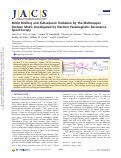 Cover page: Mn(II) Binding and Subsequent Oxidation by the Multicopper Oxidase MnxG Investigated by Electron Paramagnetic Resonance Spectroscopy