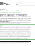 Cover page: Orthogonal decomposition of left ventricular remodelling in myocardial infarction