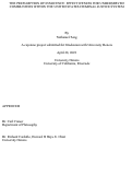 Cover page: THE PRESUMPTION OF INNOCENCE: EFFECTIVENESS FOR UNDERSERVED COMMUNITIES WITHIN THE UNITED STATES CRIMINAL JUSTICE SYSTEM