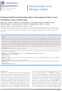 Cover page: Postpartal Subclinical Endometritis Alters Transcriptome Profiles in Liver and Adipose Tissue of Dairy Cows