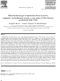 Cover page: Fluid-inclusion gas composition from an active magmatic-hydrothermal system: a case study 
of The Geysers, California geothermal field