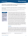 Cover page: Chromosome Y–encoded antigens associate with acute graft-versus-host disease in sex-mismatched stem cell transplant