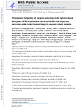 Cover page: Therapeutic targeting of oxygen-sensing prolyl hydroxylases abrogates ATF4-dependent neuronal death and improves outcomes after brain hemorrhage in several rodent models.