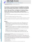 Cover page: The incidence of and risk factors for hospitalized acute kidney injury among people living with HIV on antiretroviral treatment.