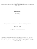 Cover page: The shape of neighborhoods to come: Examining patterns of gentrification and holistic neighborhood change in Los Angeles County, 1980–2010