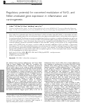 Cover page: Regulatory potential for concerted modulation of Nrf2- and Nfkb1-mediated gene expression in inflammation and carcinogenesis