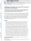 Cover page: Methodology for evaluating and comparing flow cytometers: A multisite study of 23 instruments