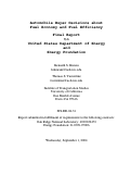 Cover page: Automobile Buyer Decisions about Fuel Economy and Fuel Efficiency