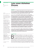 Cover page: Late-onset Alzheimer Disease.