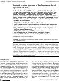 Cover page: Complete genome sequence of Brachyspira murdochii type strain (56-150T)