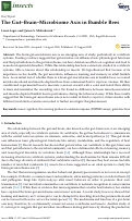 Cover page: The Gut-Brain-Microbiome Axis in Bumble Bees.