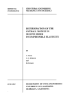 Cover page: Determination of the Overall Moduli in Second Order Incompressible Elasticity