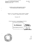 Cover page: A MODULAR MULTI-WIRE READOUT SYSTEM FOR PROPORTIONAL WIRE CHAMBERS